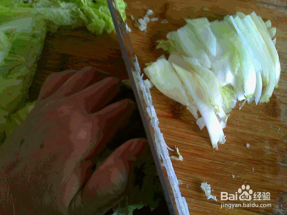 #美食#老年人怎样做好大白菜段焖土豆的备料