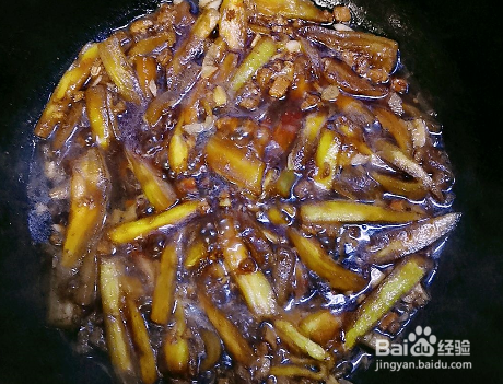 家庭自制肉末茄子