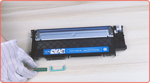 「教程」118A(150A)系列打印机粉盒芯片怎么换