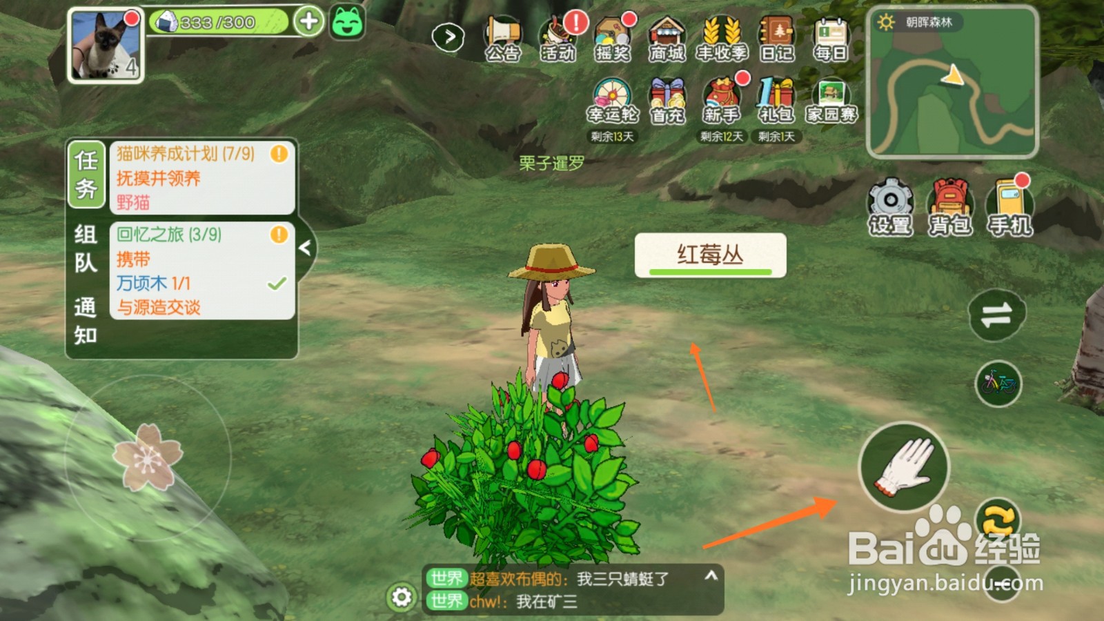 小森生活中怎样获取红莓
