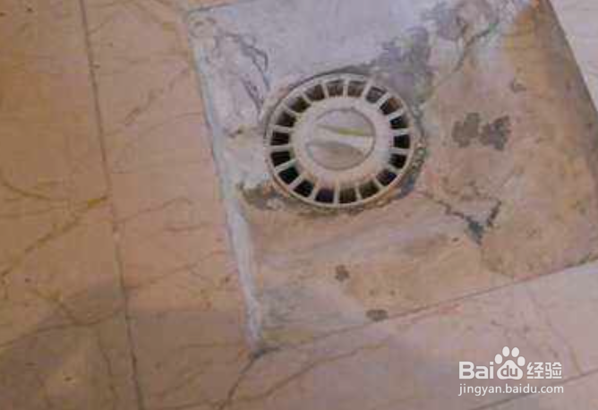 地漏往瓷砖下面流水怎么处理