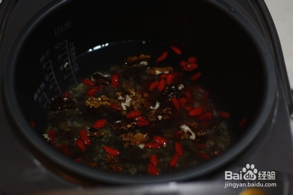 核桃五谷杂粮粥怎么做