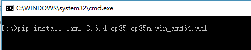 Windows下如何安装python第三方库lxml