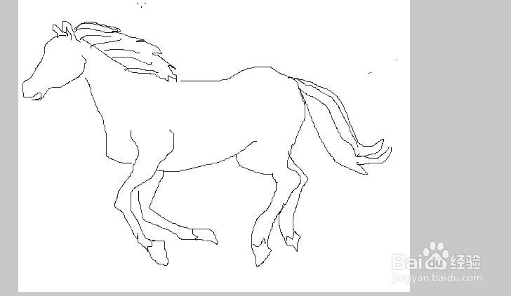 用firework一步步学着画马