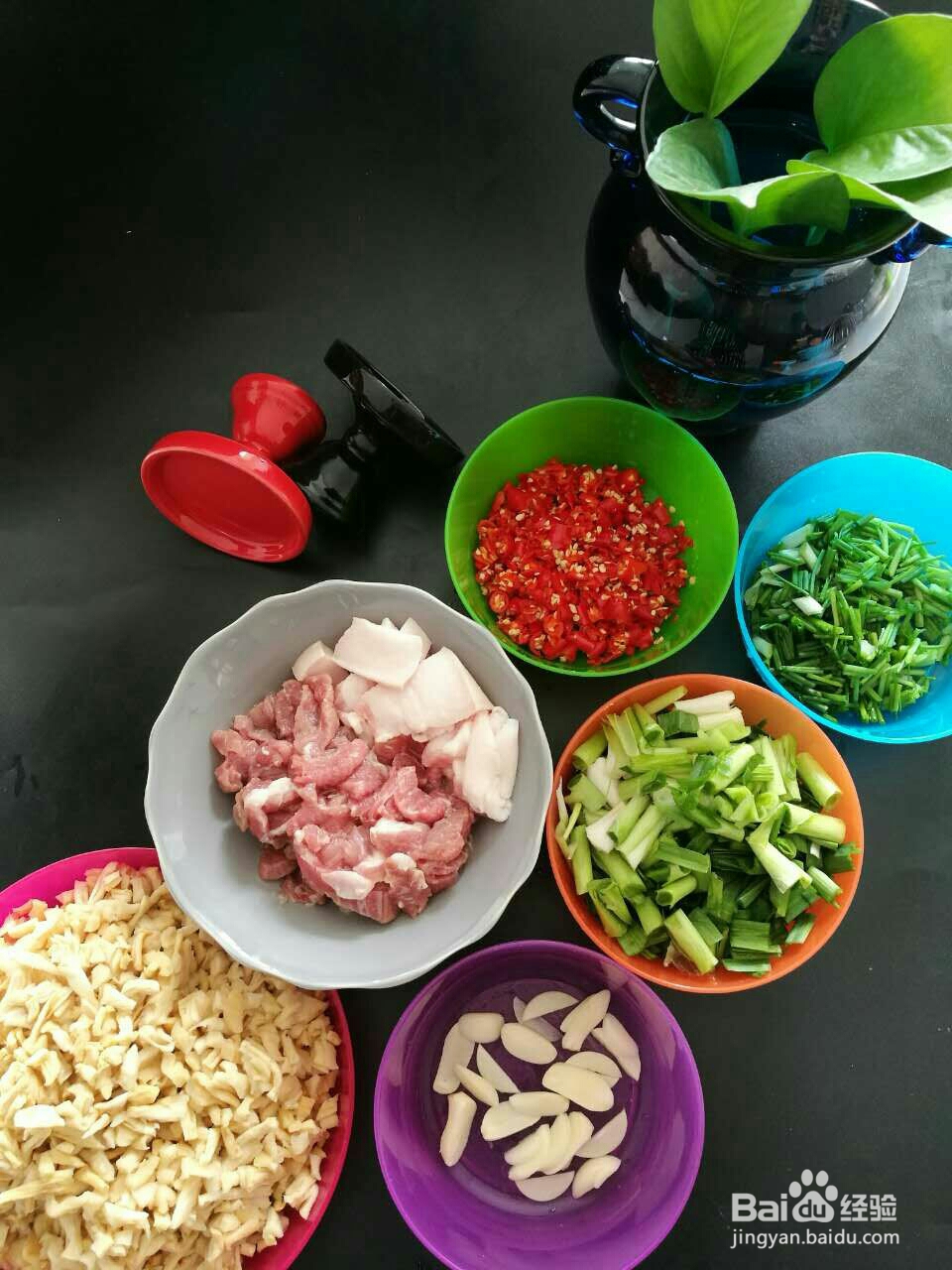 美食萝卜干炒肉的做法