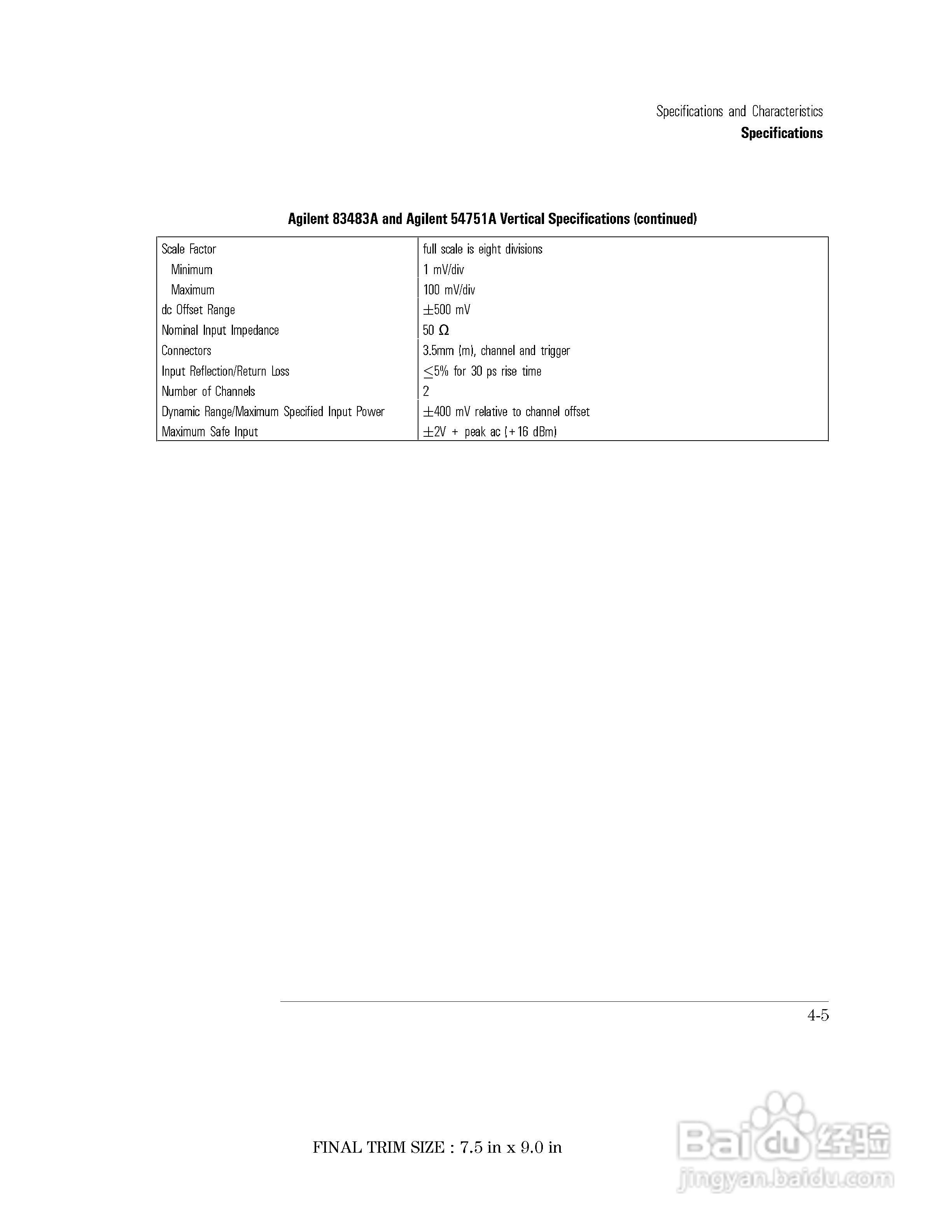 HP 83483E仪器说明书:[6]