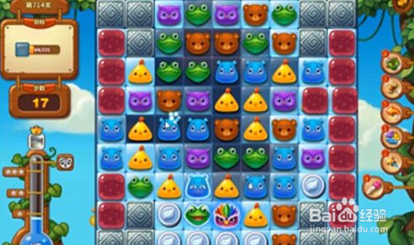 开心消消乐714关冰块消除攻略