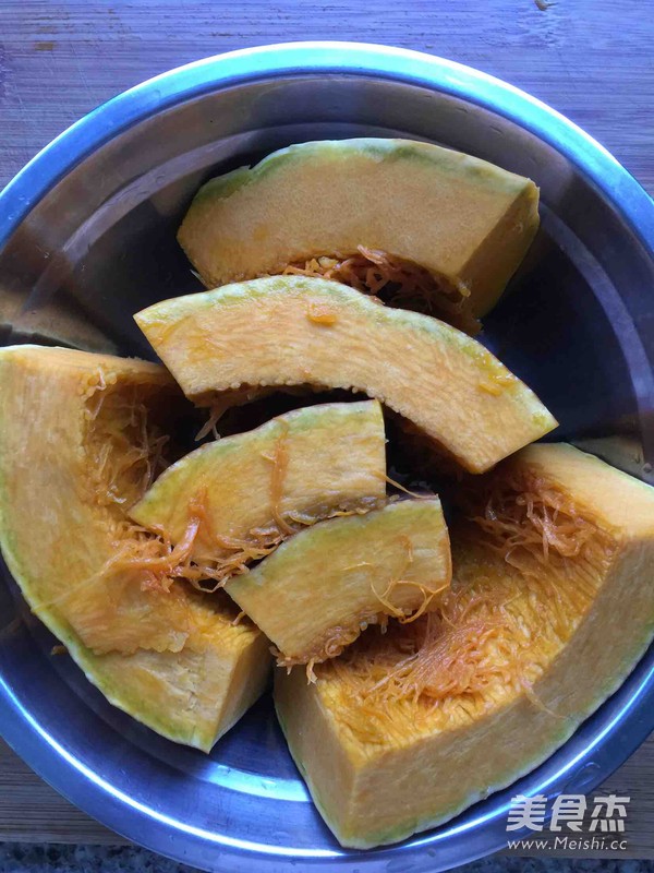 南瓜山药粥的做法