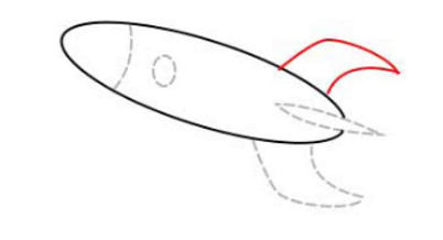 简笔画如何画火箭