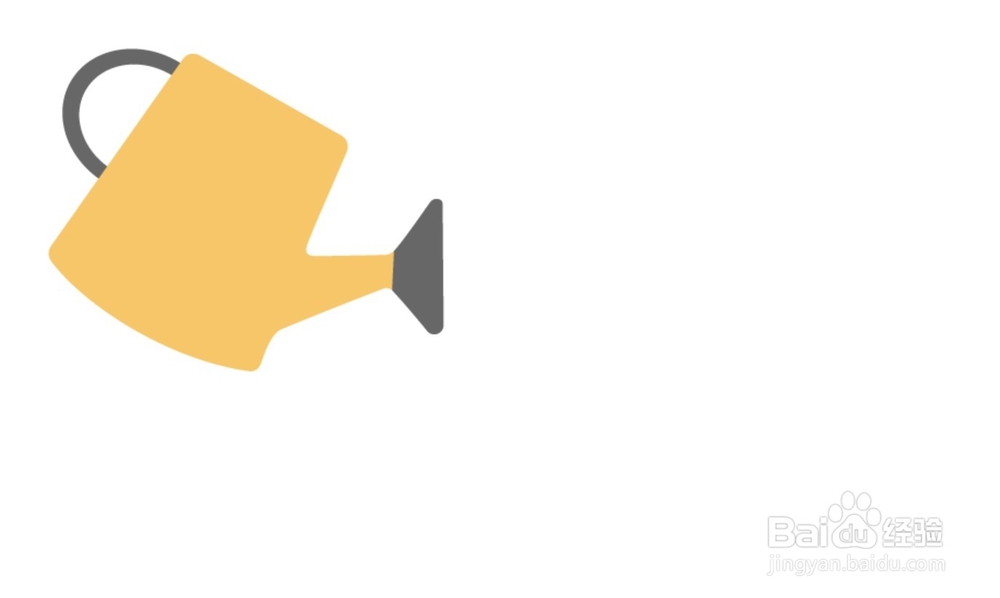 浇花简笔画设计