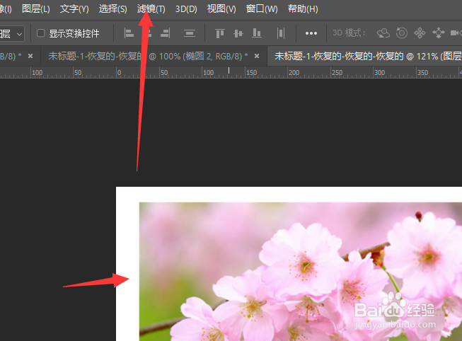 在PS2020中怎样给图片添加海洋波纹效果