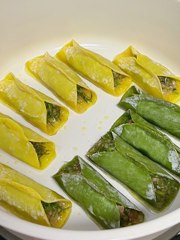 酥脆鲜香茴香锅贴