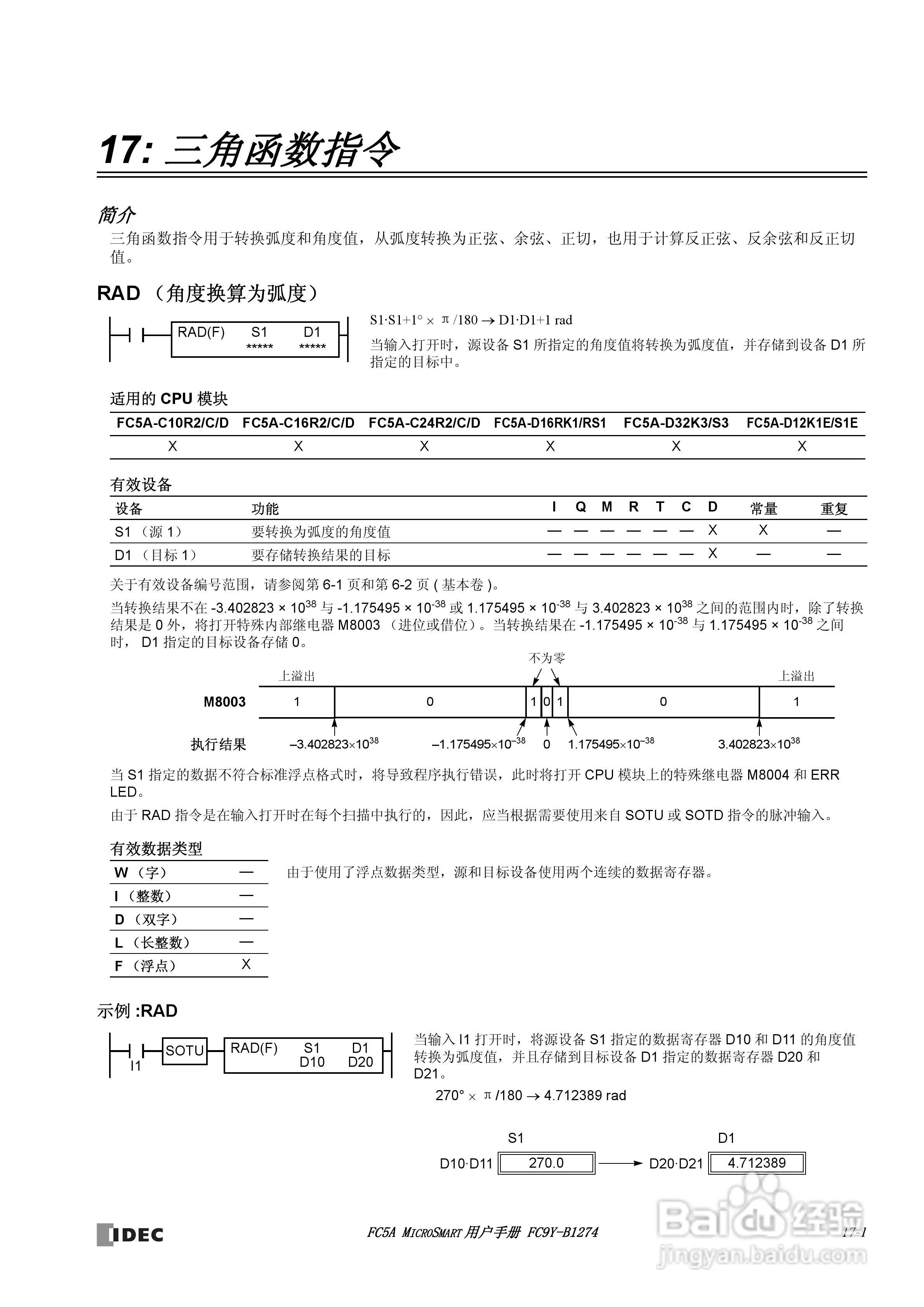 FC5A型可编程控制器_显示器使用说明书:[22]