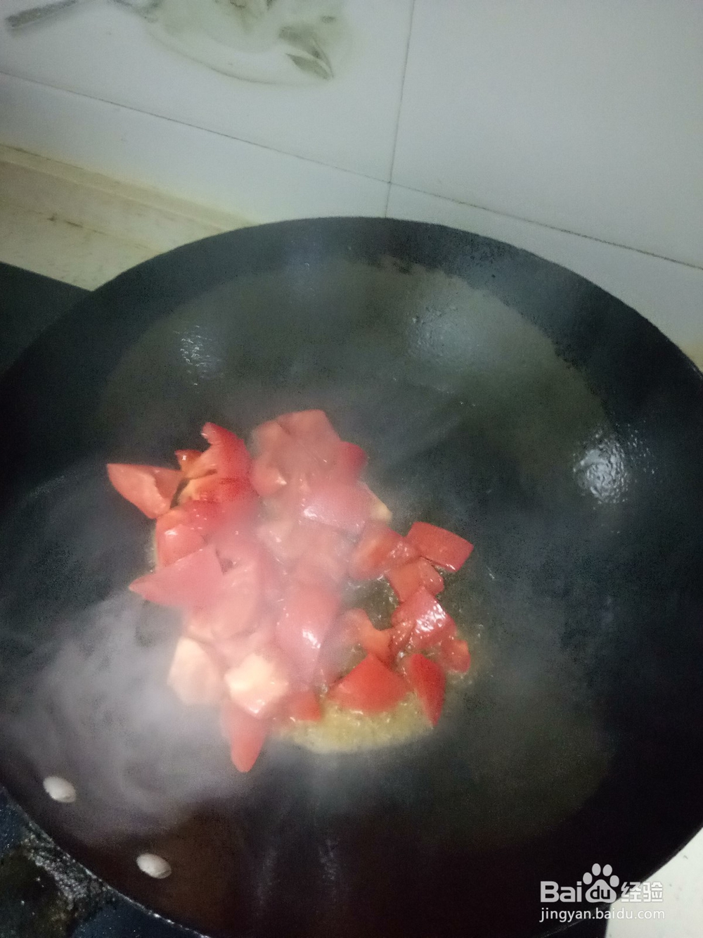 家常炒西红柿土豆