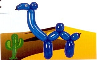 魔法气球造型教程系列之：[2]骆驼