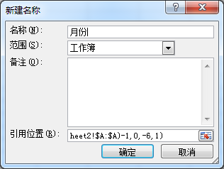 offset函数之动态图表