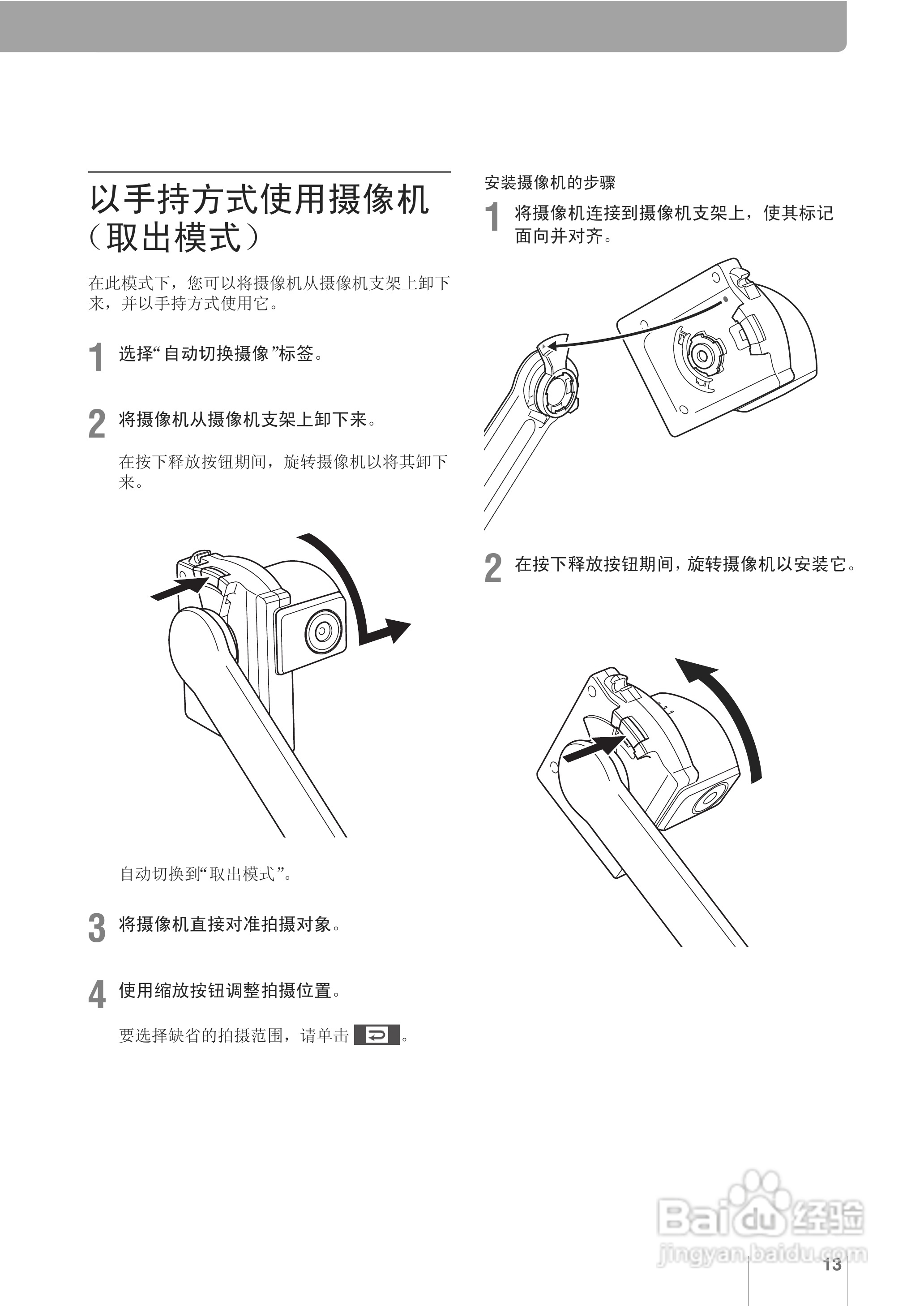 YAMAHA PJP-CAM1鱼眼摄像头使用说明书:[2]