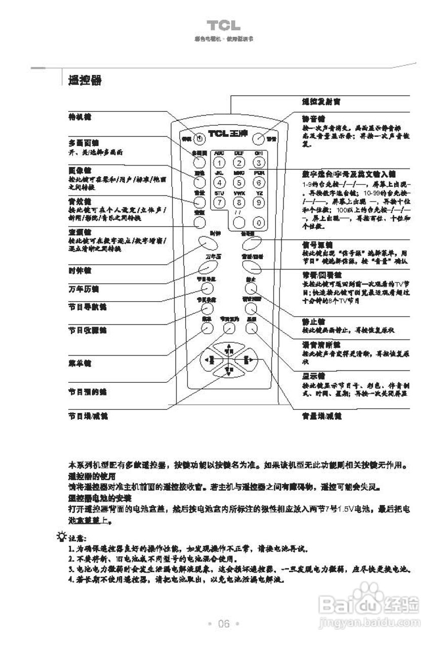 TCL王牌HD29211彩电使用说明书