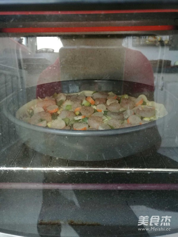 鲜虾披萨的做法