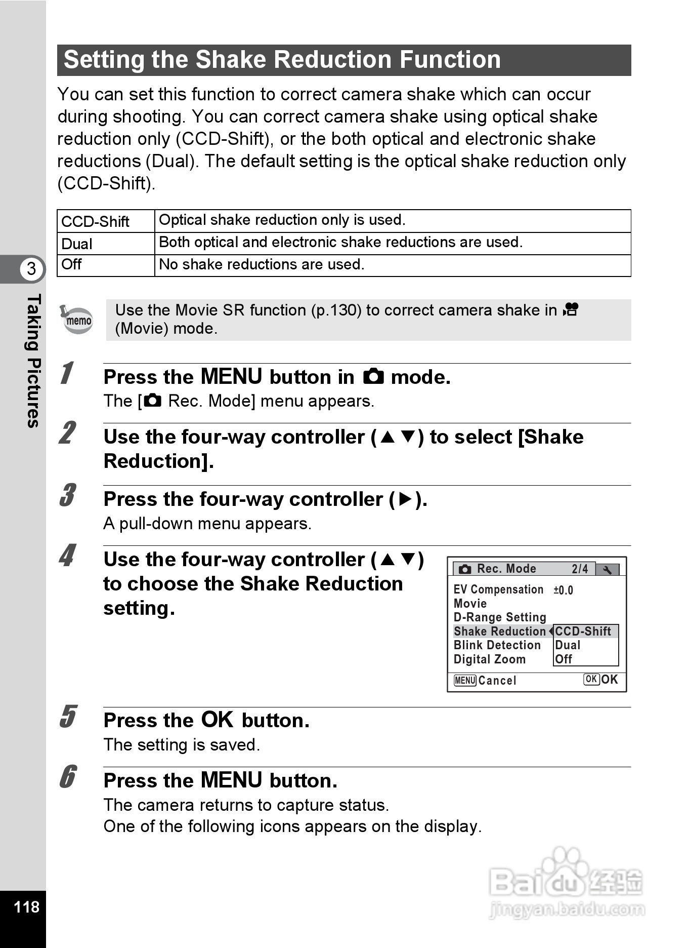 宾得Optio RZ18数码相机使用说明书:[12]