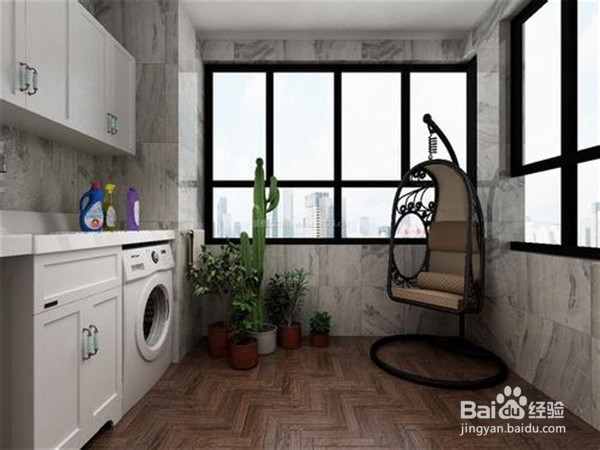 小户型阳台做成了洗衣房该怎样去提升“颜值”？