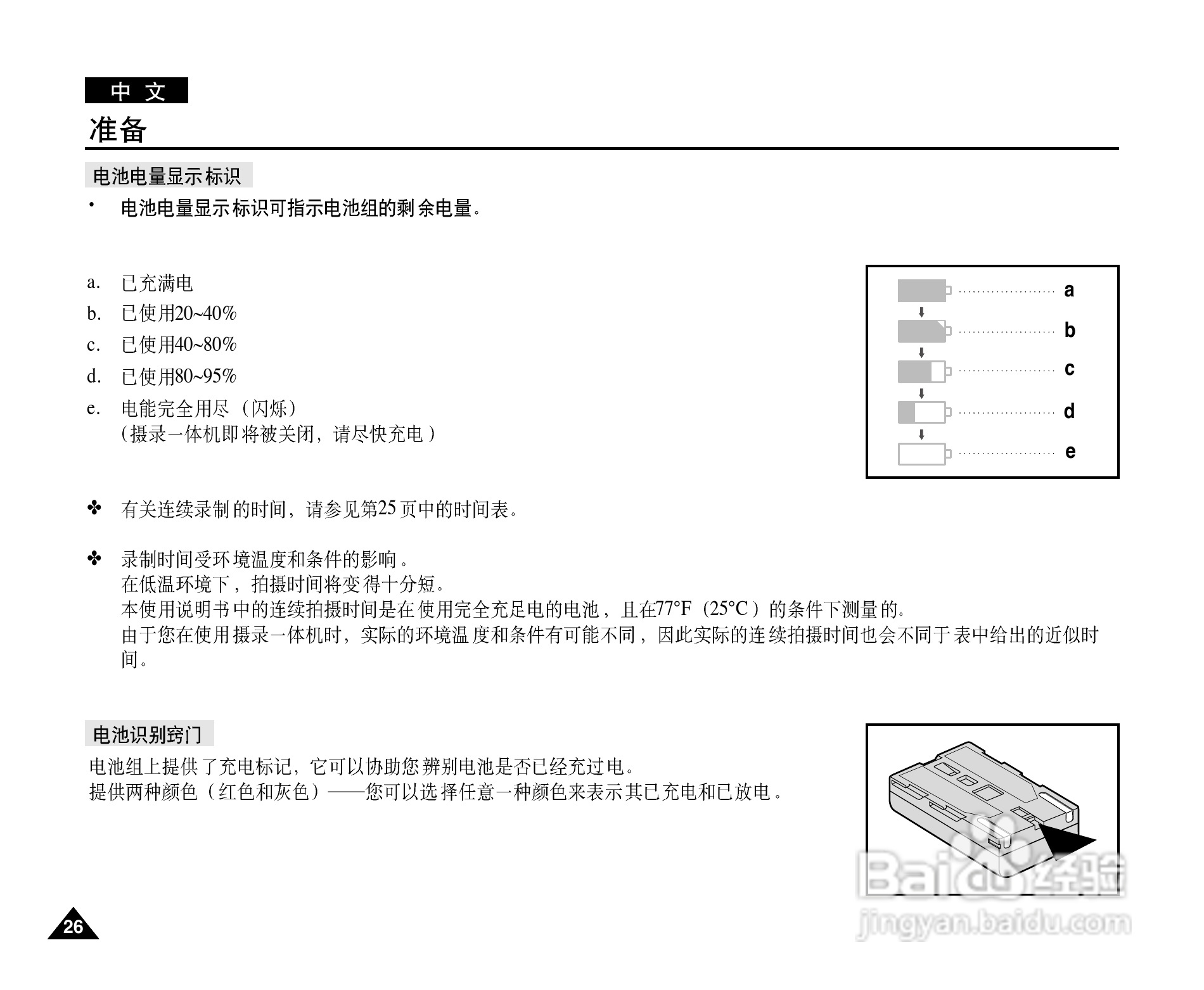 三星VP-D101数字摄录一体机用户说明书:[3]