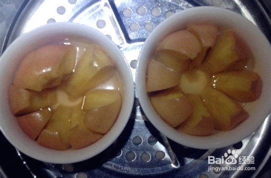 调理养生小吃——蒸苹果