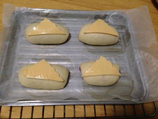 双色紫薯芝士卷