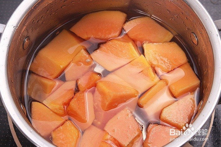 木瓜炖牛奶怎么做
