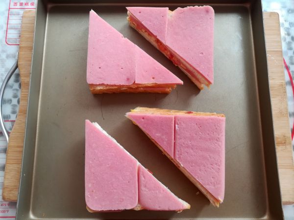 番茄鸡蛋三明治