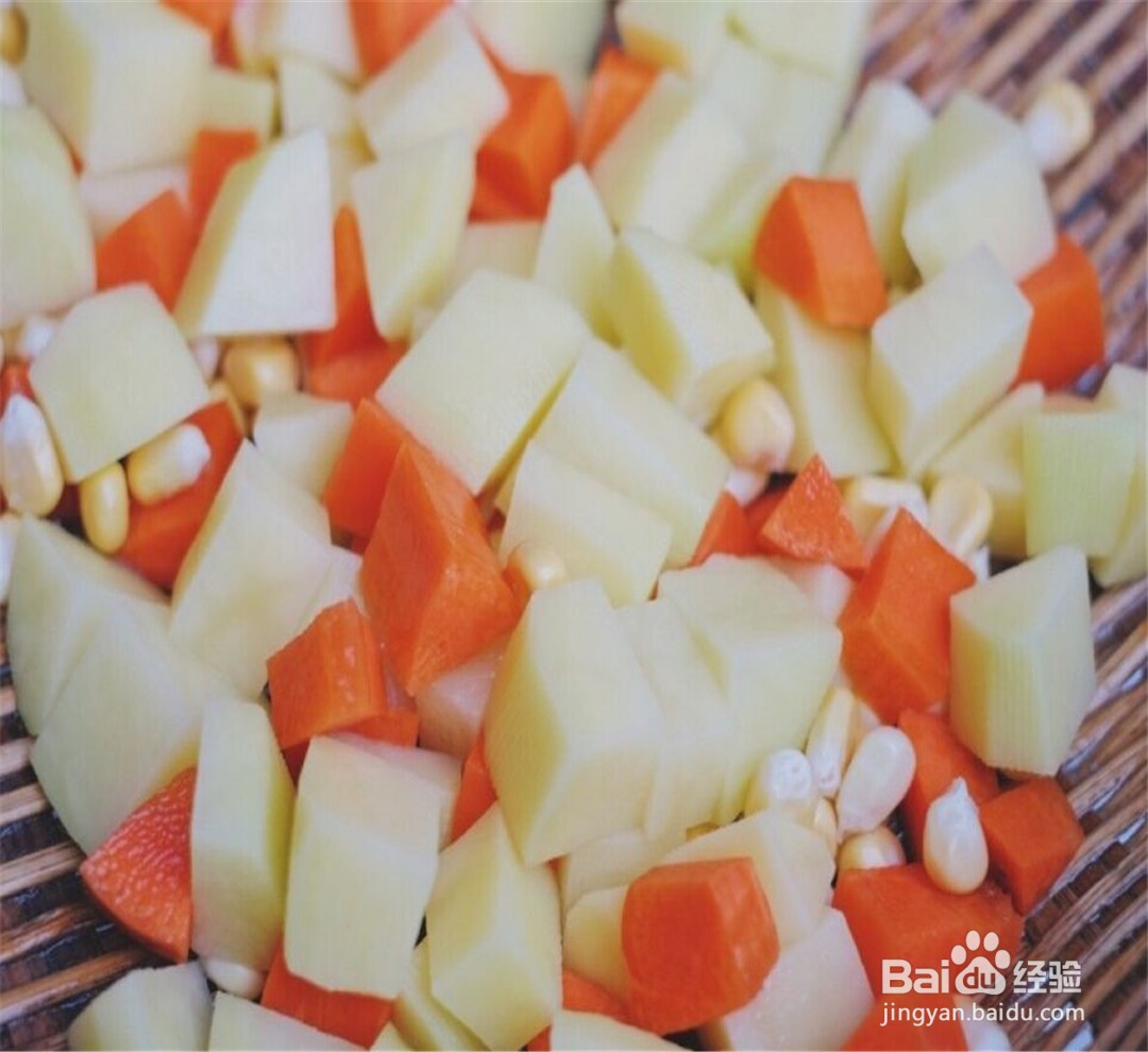 清甜软糯—玉米咖喱饭