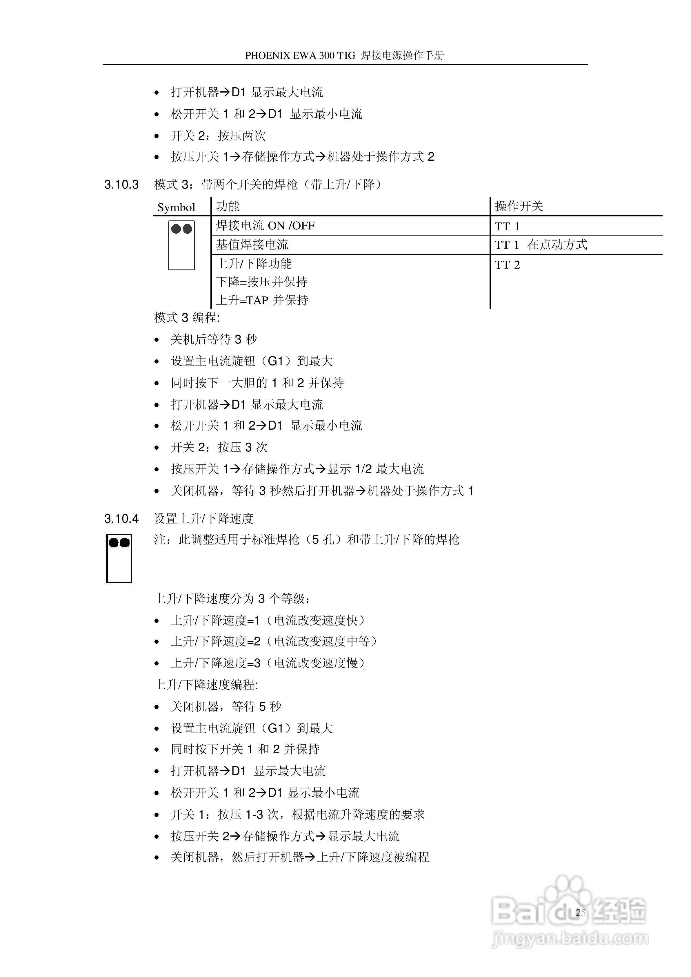 PHOENIX EWA 系列逆变焊接电源操作手册:[3]
