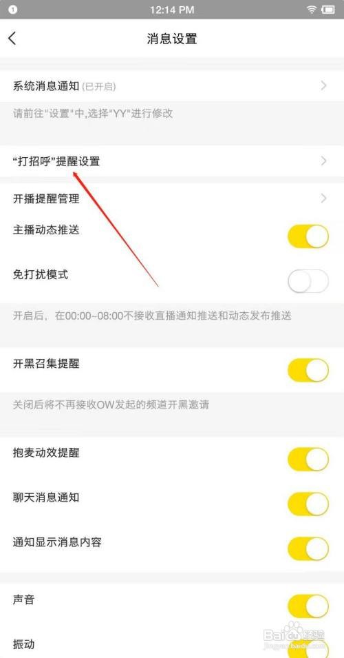 手机YY怎么设置陌生人打招呼提醒