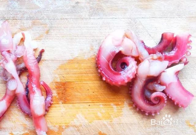 好吃的韭菜炒鱿鱼，简单！