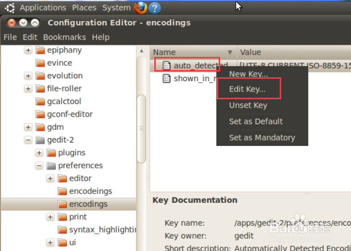 ubuntu gedit 中文乱码 解决方法