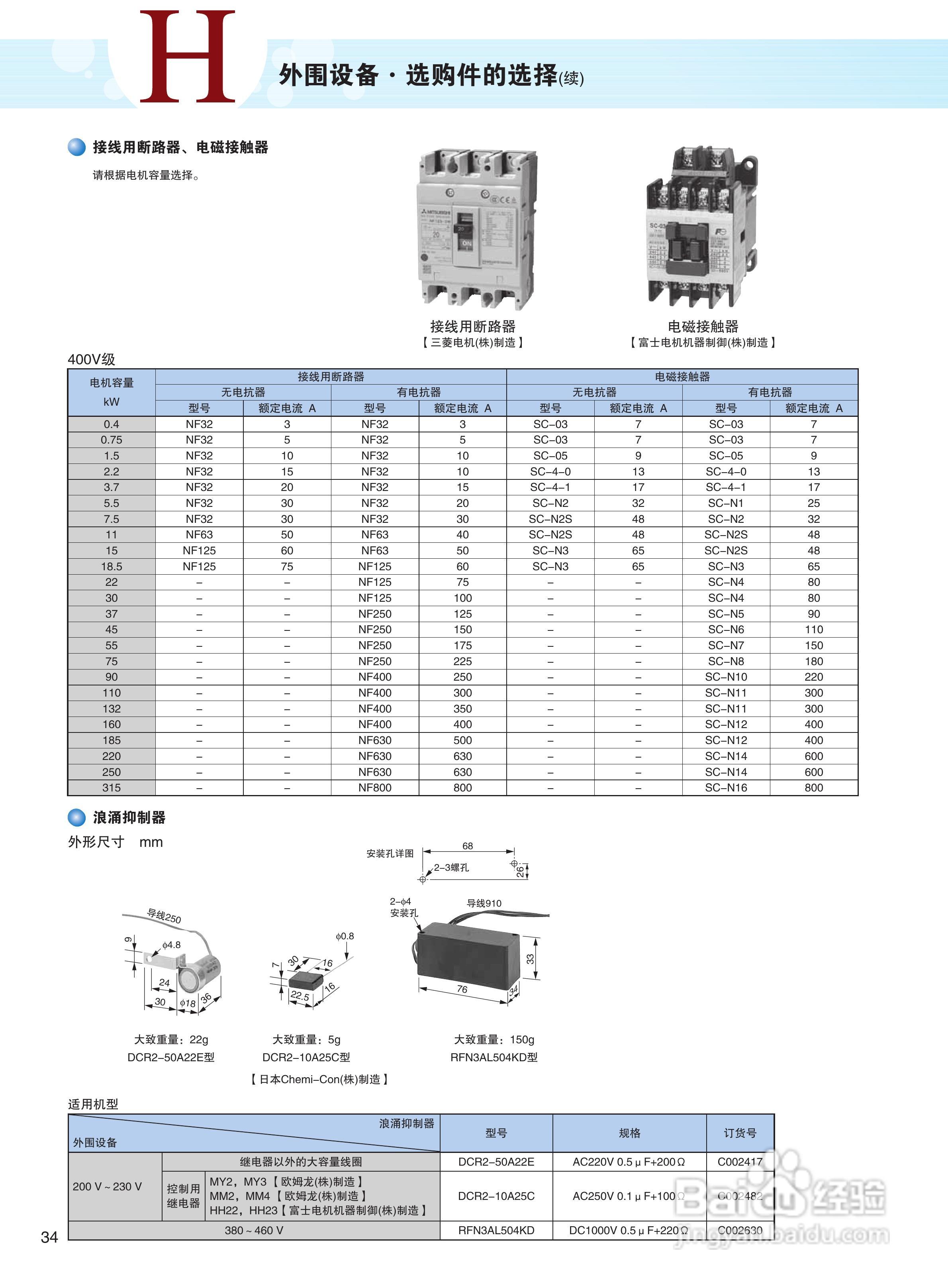 YASKAWA H1000 安川总负载高性能变频器说明书:[4]