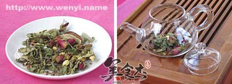 排毒清脂花草茶