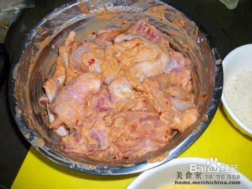 家常菜肴香酥辣味炸鸡块