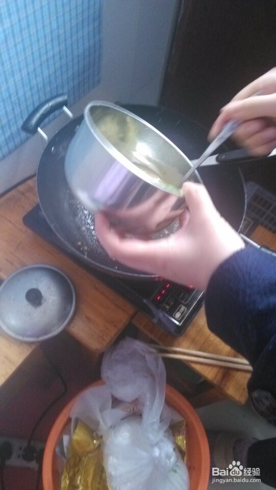 美食制作之红薯粉蛋饼