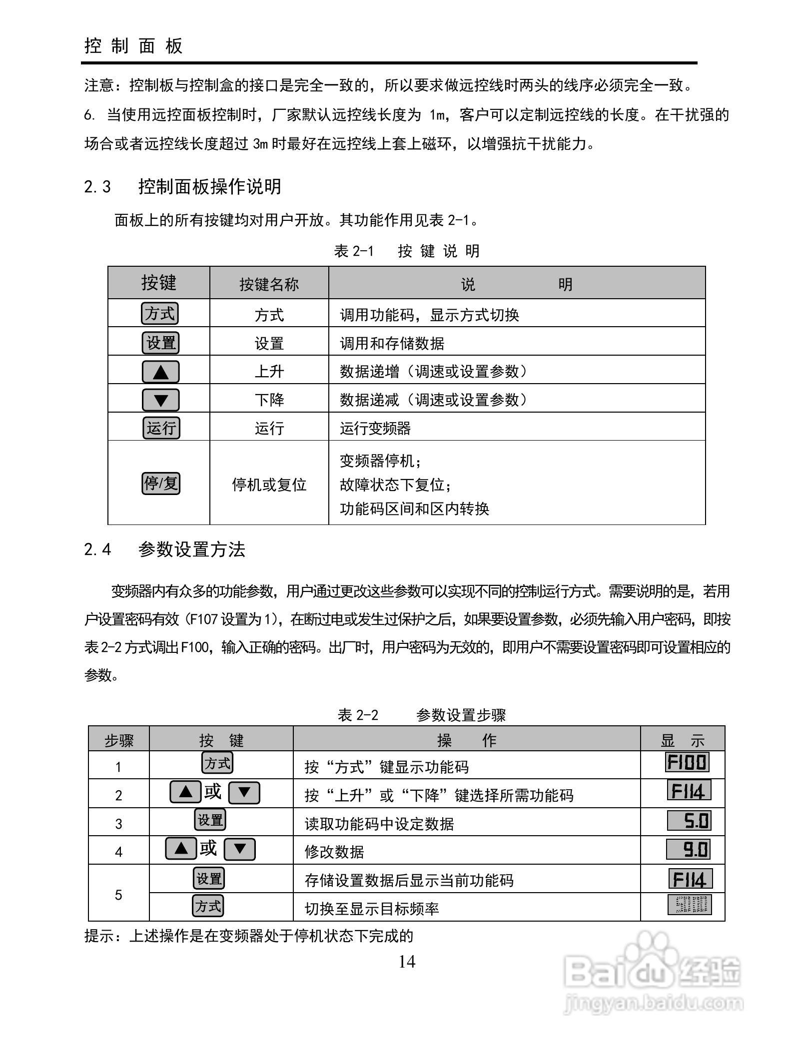 欧瑞E2000-2500T3变频器使用说明书:[2]