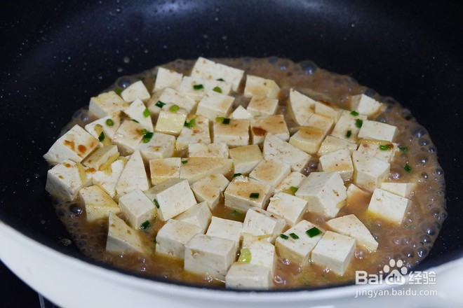 虾酱炒豆腐起泡泡诀窍