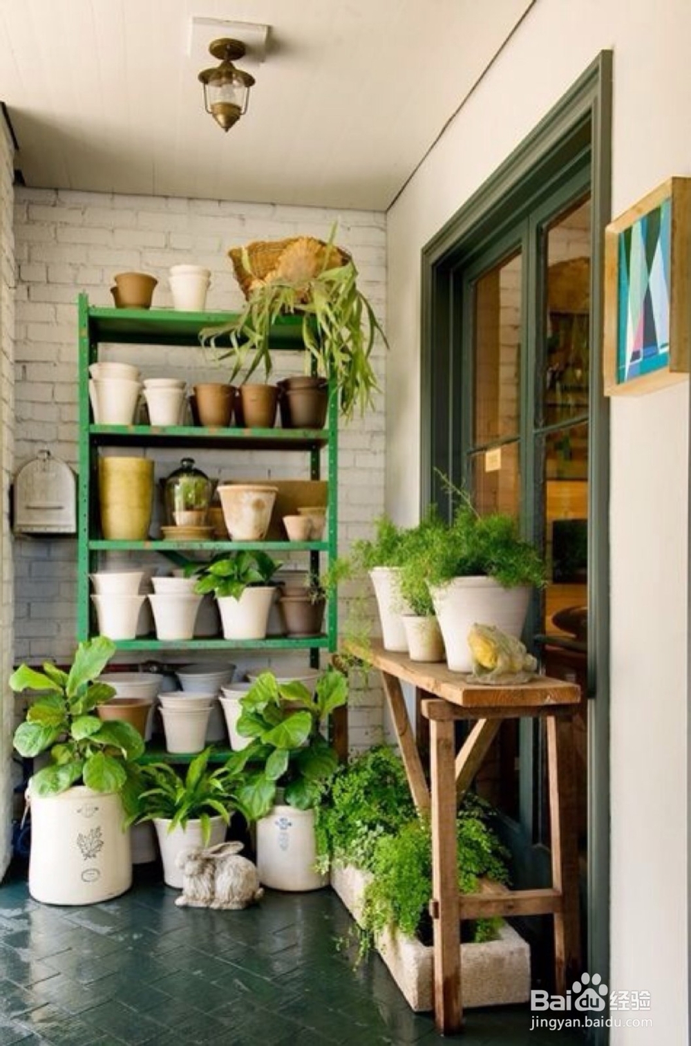 绿意无限精心装置小阳台