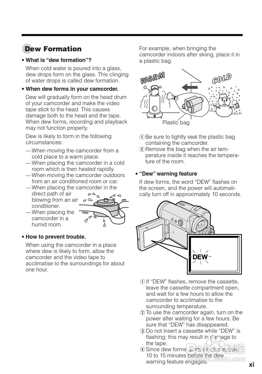 夏普VL-Z300H数码摄像机使用说明书:[2]