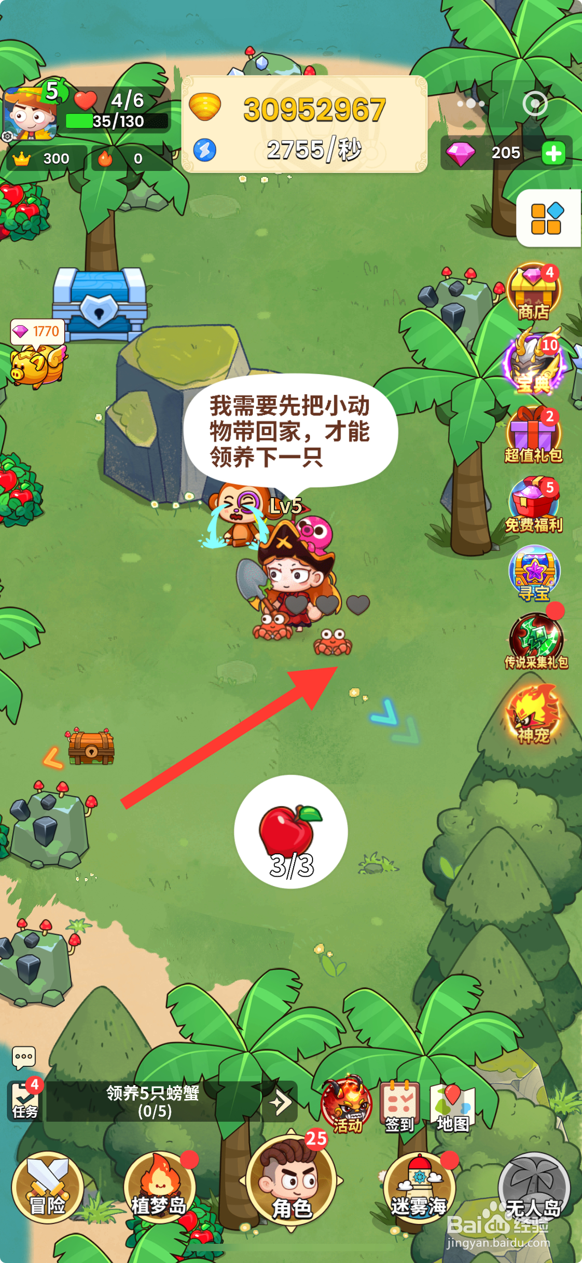 史小坑的花前月下如何领养5只【螃蟹】