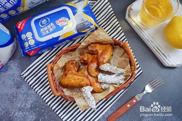 家庭自制蚝汁柠檬烤翅