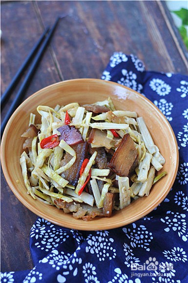 教你做笋干炒腊肉