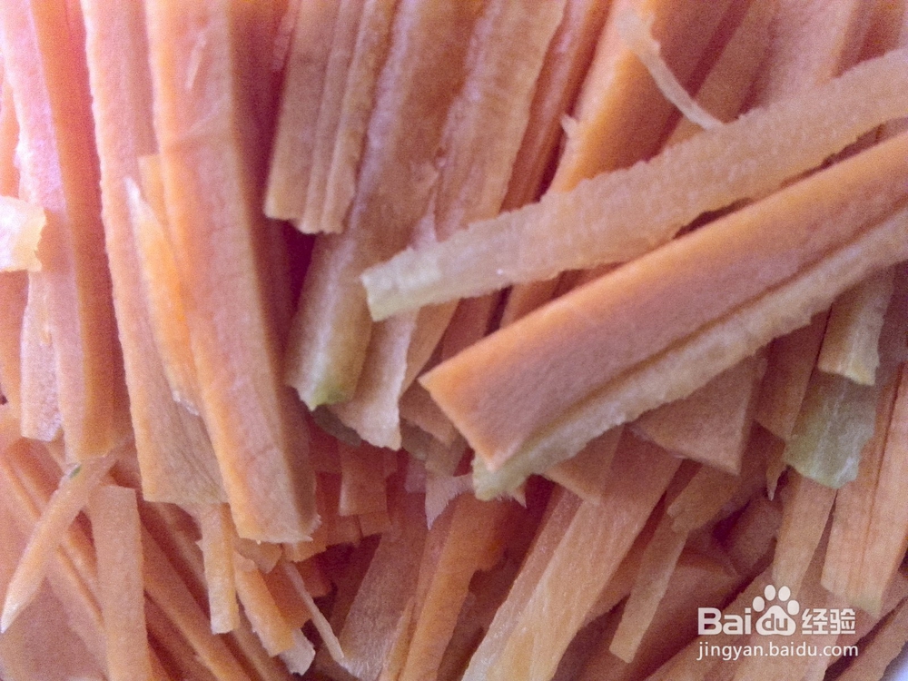 芹菜凉拌胡萝卜