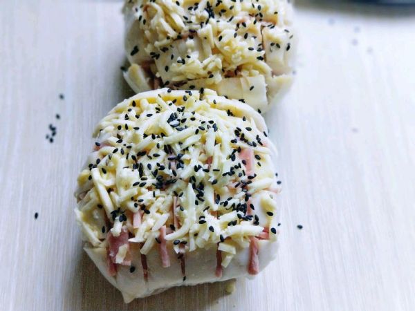 芝士火腿开花馒头