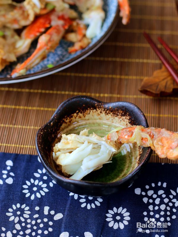 面拖蟹+红糖姜茶