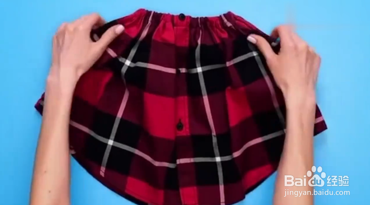 如何用大人的衣服DIY改装成小孩衣服？